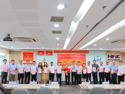 Lễ công bố Quyết định thành lập Đảng bộ cơ sở HFIC và Hội nghị lần thứ 1, nhiệm kỳ 2020 - 2025