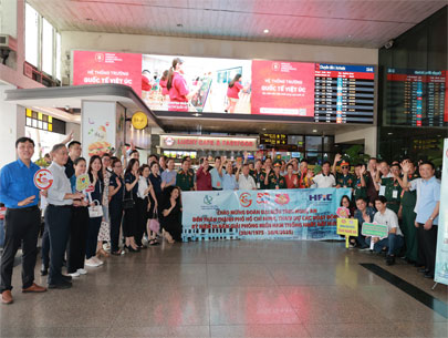 Sở Khoa học Công nghệ và HFIC đón tiếp đoàn đại biểu người có công tỉnh Nghệ An nhân dịp kỷ niệm 50 năm Ngày giải phóng Miền Nam, thống nhất đất nước (30/4/1975 - 30/4/2025).